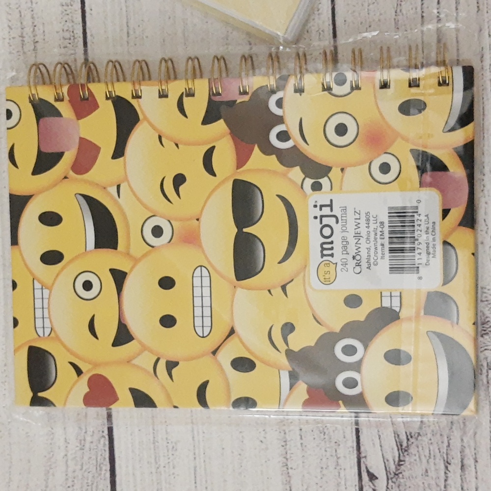 Emoji Notes Bundle - Spiral Journals, Pocket Notepads, Note Cards - 5 Items NEW - Picture 3 of 15